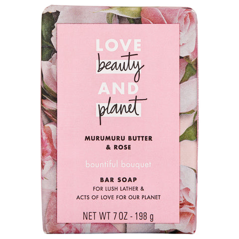LOVE beauty AND planet Murumuru Butter & Rose Soap Bar | Apothecarie New York