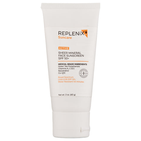 Replenix Sheer Mineral Face Sunscreen SPF 50+ | Apothecarie New York