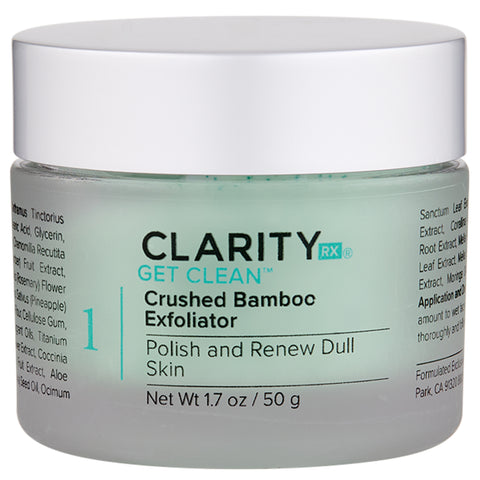ClarityRx Get Clean Crushed Bamboo Exfoliator | Apothecarie New York
