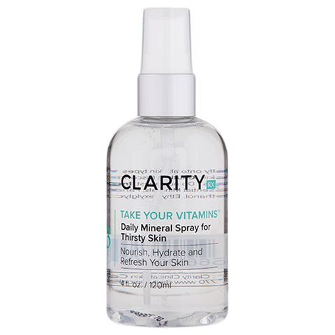 ClarityRx Take Your Vitamins Daily Mineral Spray For Thirsty Skin | Apothecarie New York