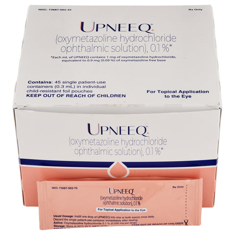 Upneeq Oxymetazoline Hydrochloride Ophthalmic Solution 0.1% | Apothecarie New York