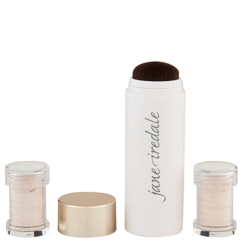 Jane Iredale Powder-Me SPF 30 Dry Sunscreen Refillable Brush + 2 Refills | Apothecarie New York