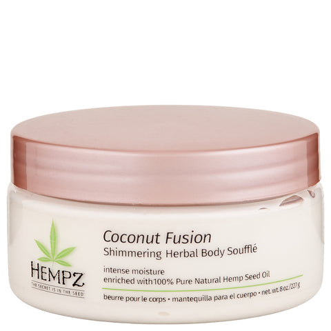 Hempz Coconut Fusion Shimmering Herbal Body Souffle | Apothecarie New York