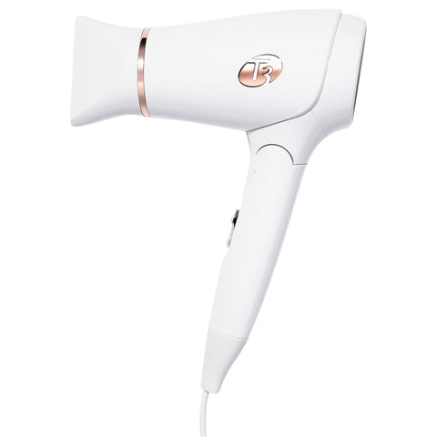 T3 Micro Featherweight Compact Folding Dryer White & Rose Gold | Apothecarie New York