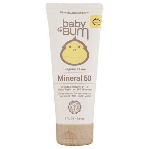 Sun Bum Baby Bum SPF 50 Mineral Sunscreen Lotion Fragrance Free | Apothecarie New York