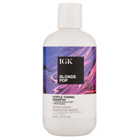 iGK Blonde Pop Purple Toning Shampoo | Apothecarie New York
