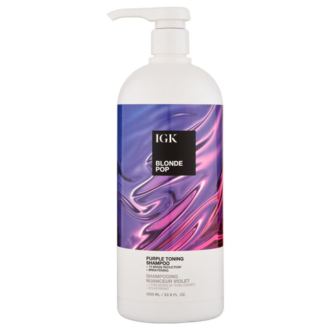 iGK Blonde Pop Purple Toning Shampoo | Apothecarie New York