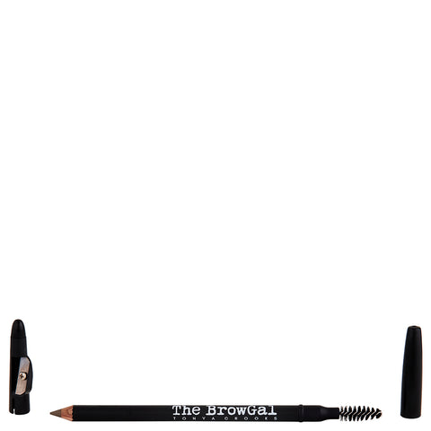 The BrowGal Eyebrow Pencil with Sharpener Cap + Mascara Brush