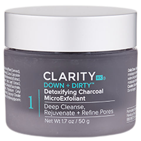 ClarityRx Down + Dirty Detoxifying Charcoal MicroExfoliant | Apothecarie New York