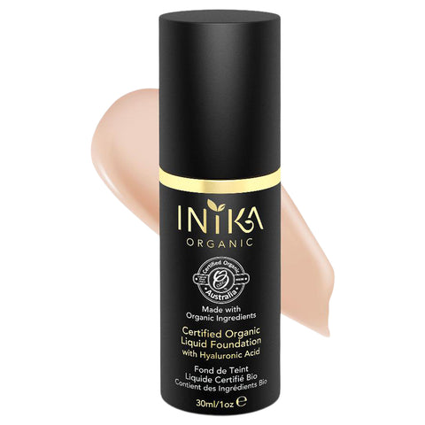 INIKA Organic Certified Organic Liquid Foundation with Hyaluronic Acid | Apothecarie New York