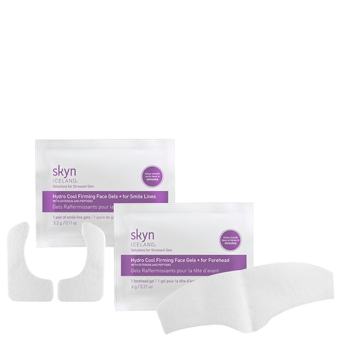 Skyn Iceland Hydro Cool Firming Face Gels for Forehead & Smile Line | Apothecarie New York