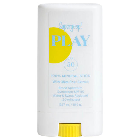Supergoop Play 100% Mineral Stick with Olive Fruit Extract SPF 50 | Apothecarie New York