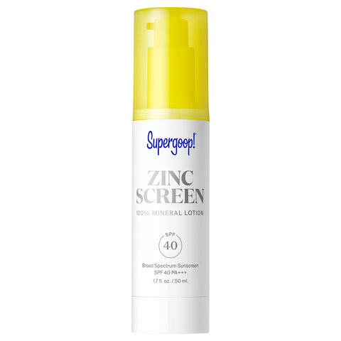 Supergoop Zincscreen 100% Mineral Lotion SPF 40 | Apothecarie New York