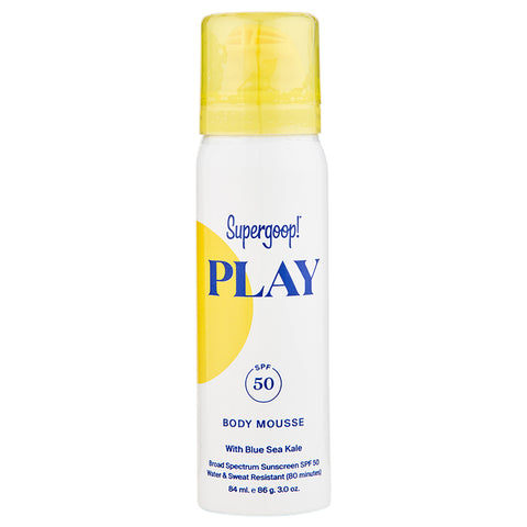 Supergoop Play Body Mousse SPF 50 with Blue Sea Kale | Apothecarie New York