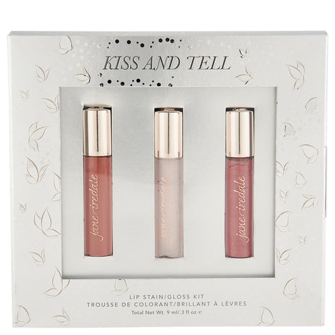 Jane Iredale Kiss and Tell Lip Stain Gloss Kit | Apothecarie New York