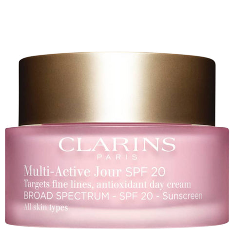 Clarins Multi-Active Anti-Aging Day Moisturizer with SPF 20 for Glowing Skin | Apothecarie New York