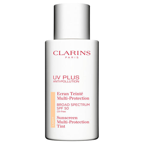 Clarins UV Plus Anti-Pollution Broad Spectrum SPF 50 Tinted Sunscreen Light | Apothecarie New York