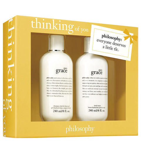 Philosophy Thinking of You Pure Grace 2-Piece Shower Gel Set | Apothecarie New York
