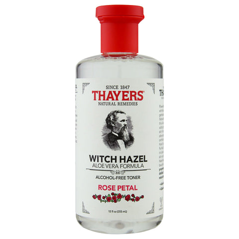 Thayer's Alcohol-Free Rose Petal Witch Hazel Toner with Aloe Vera | Apothecarie New York