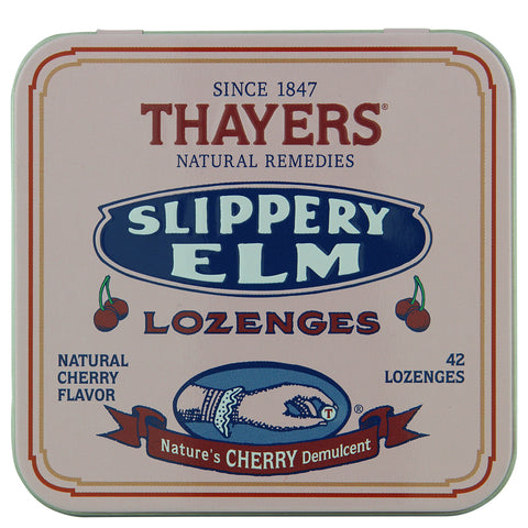 Thayer's Cherry Slippery Elm Lozenges | Apothecarie New York