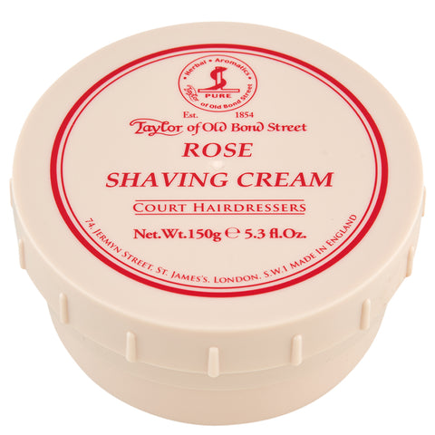 Taylor of Old Bond Street Rose Shaving Cream | Apothecarie New York