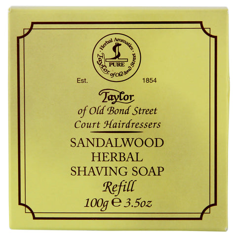 Taylor of Old Bond Street Sandalwood Soap Refill | Apothecarie New York