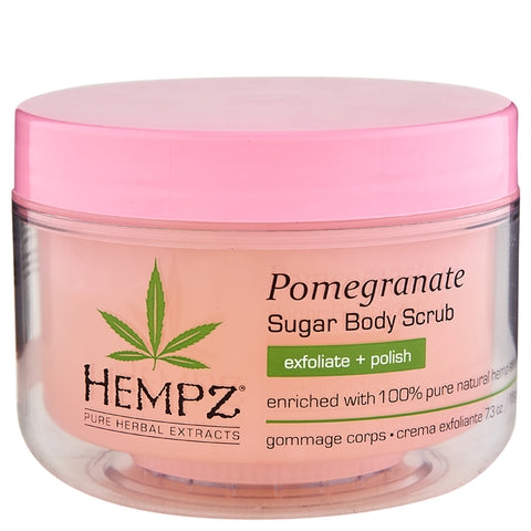 Hempz Pomegranate Herbal Sugar Scrub | Apothecarie New York