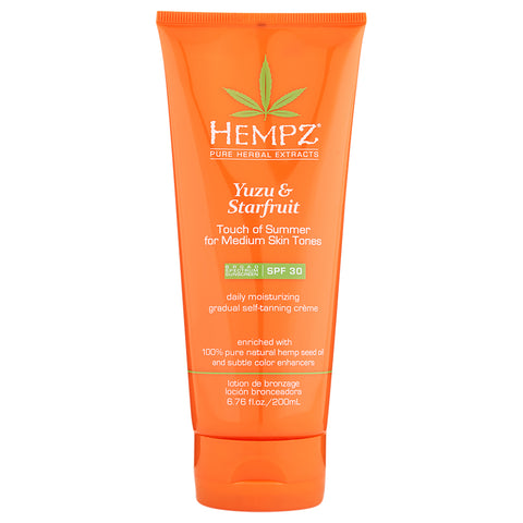Hempz Yuzu & Starfruit Touch of Summer for Medium Skin Tones SPF 30 | Apothecarie New York
