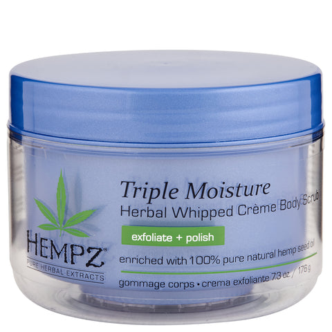 Hempz Triple Moisture Herbal Whipped Creme Body Scrub | Apothecarie New York