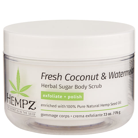Hempz Fresh Coconut & Watermelon Sugar Body Scrub | Apothecarie New York