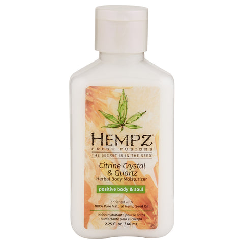 Hempz Citrine Crystal & Quartz Herbal Body Moisturizer | Apothecarie New York