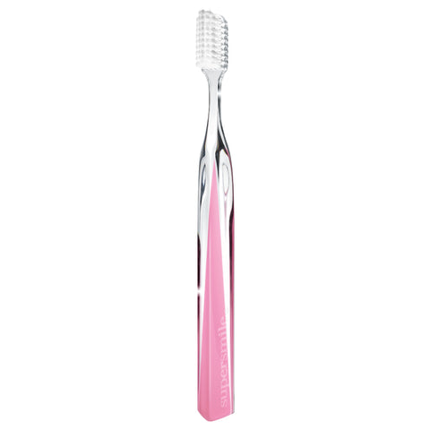 Supersmile Crystal Collection 45 Toothbrush Pink Diamond | Apothecarie New York
