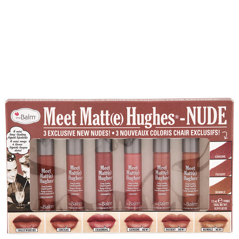 theBalm Meet Matte Hughes Mini Kit 8 Nude | Apothecarie New York